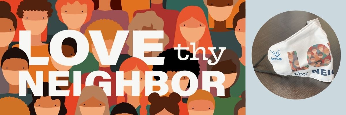 Love thy neighbor banner